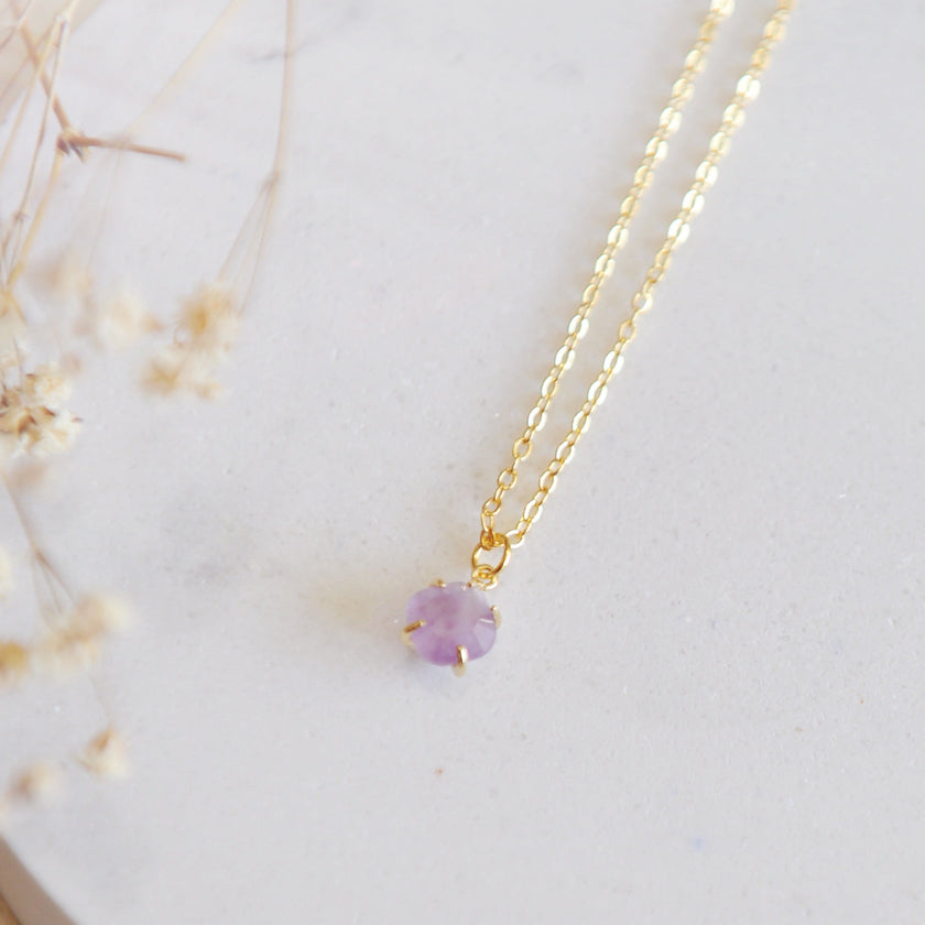 Amethyst Solitaire