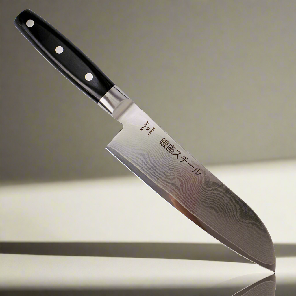 HAYAMI 180 - VG10 - 33 Layered Damascus Steel Santoku Knife 180mm