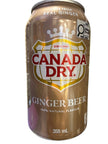 Canada Dry Ginger Beer Flavour 355ML - Canadian Edition