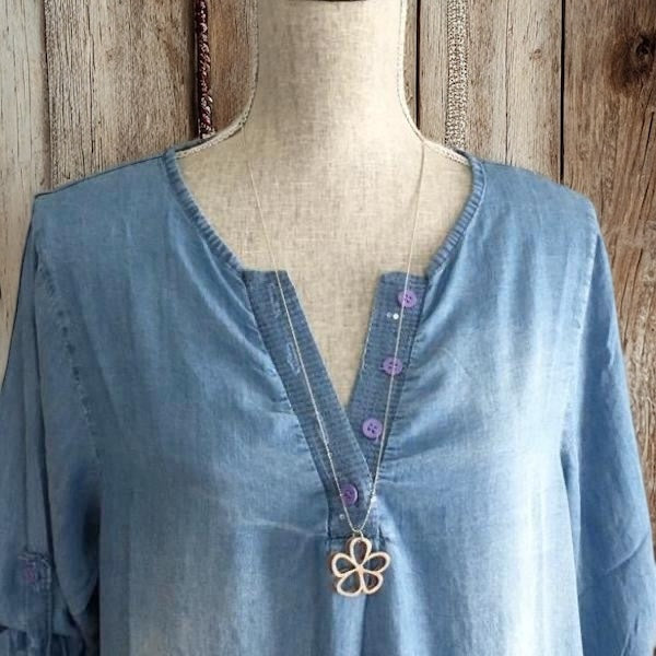 Flower Pendant Necklace