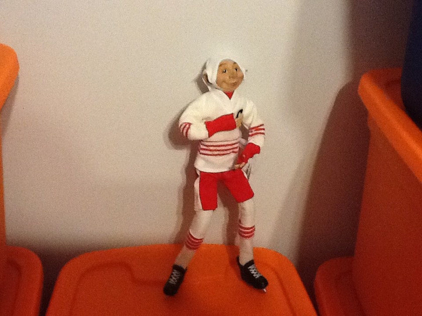 Lutin Hockey Rouge & Blanc Floridus elf