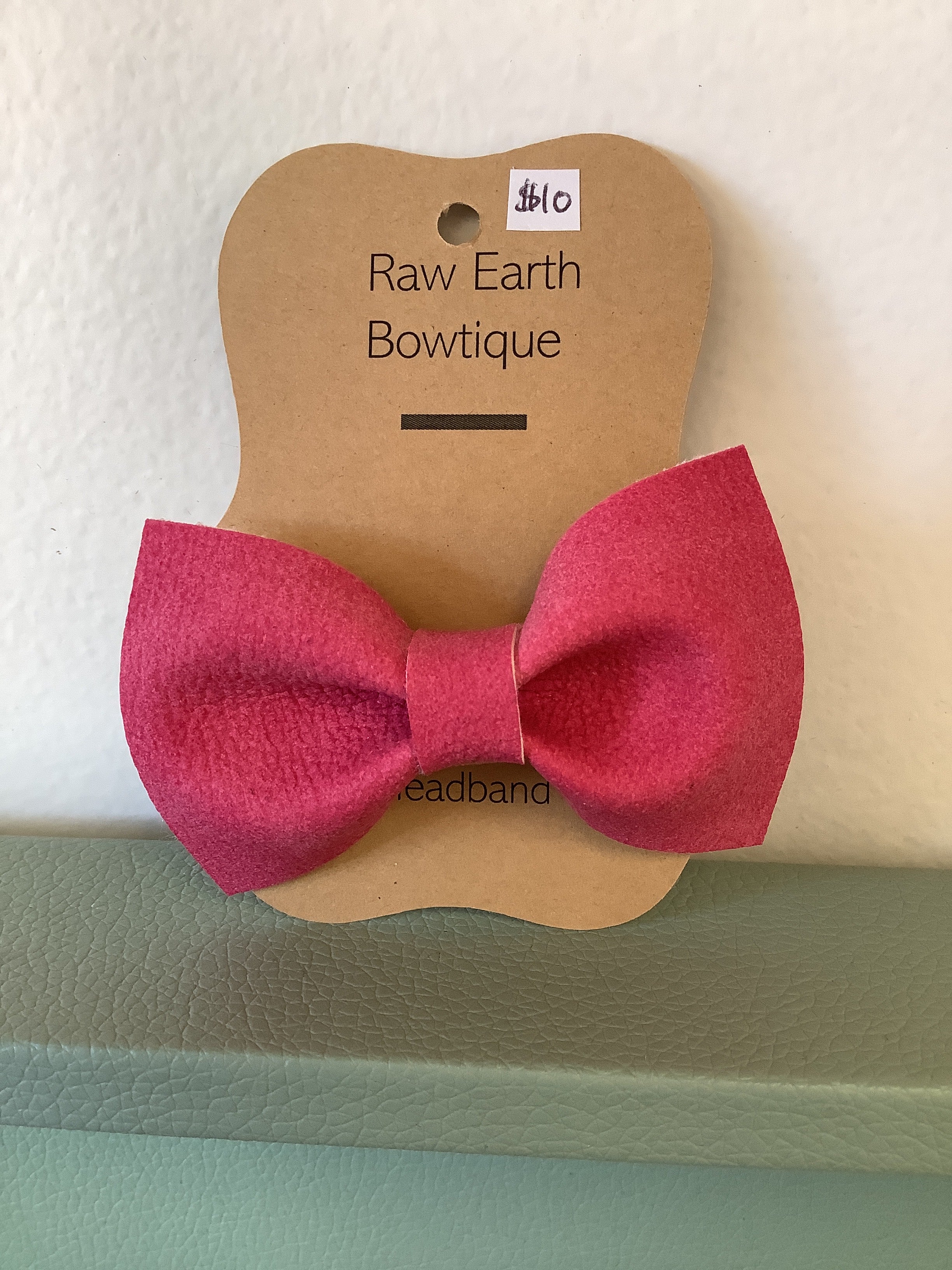 Raw Earth Bowtique Fuchsia Pink Headband