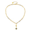 DALIA: Essential Gold Chain Link Paper-Clip Necklace