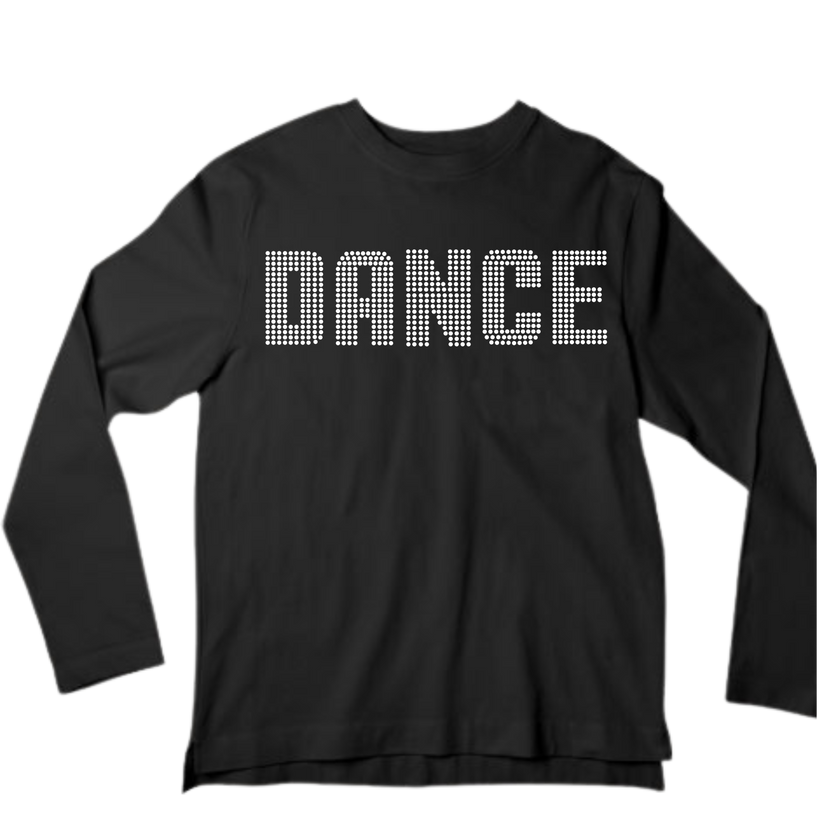 Dance Rhinestone Shirt – Dancer Sparkle Bling Tee | Bling Dazzel