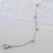 DARBY : Bracelet en argent avec perles carrées