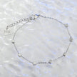 DARBY : Bracelet en argent avec perles carrées