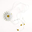 Leather Flower Necklace