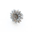 Leather Flower Ring