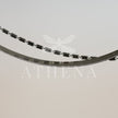 Layering Herringbone Anklet | Sterling Silver with Platinum Plating | Adjustable Fit | Timeless & Modern Jewelry