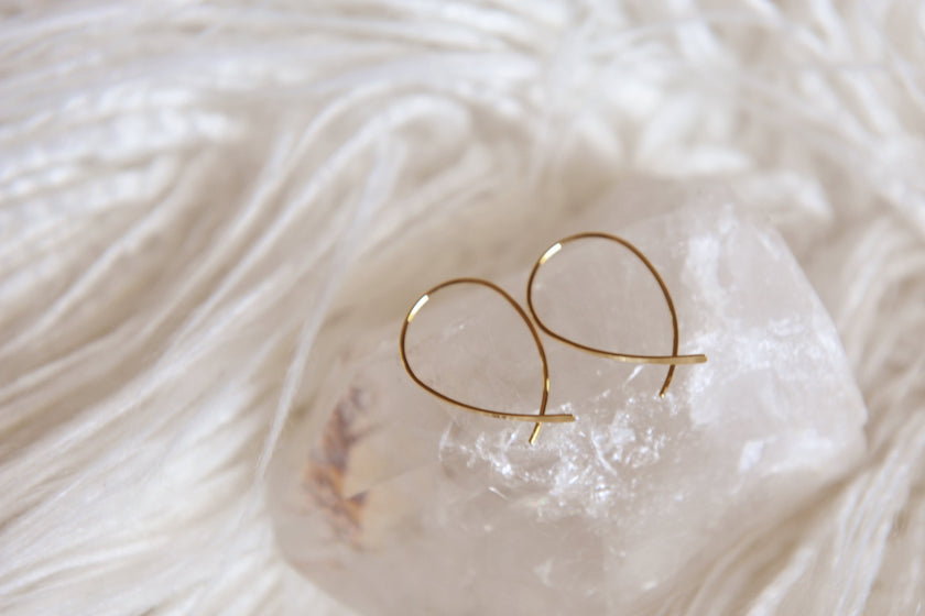 Mel drop wire earrings