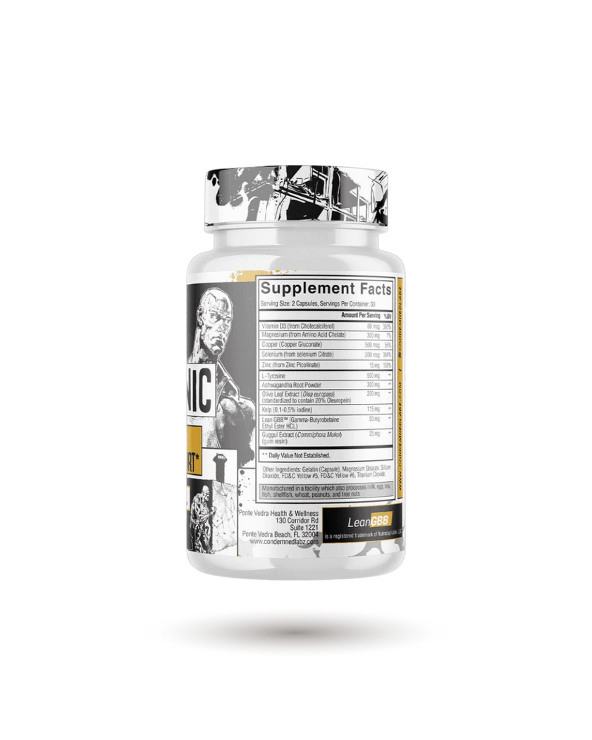 Condemned Thyrogenic Stimulant-Free Thyroid Support Supplement