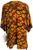 PRC6461 Avatar Pure Silk Long Tunic with Side Ties