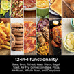 NINJA DCT401 12-in-1 Double Oven with FlexDoor, FlavorSeal & Smart Finish - Factory serviced with Home Essentials warranty