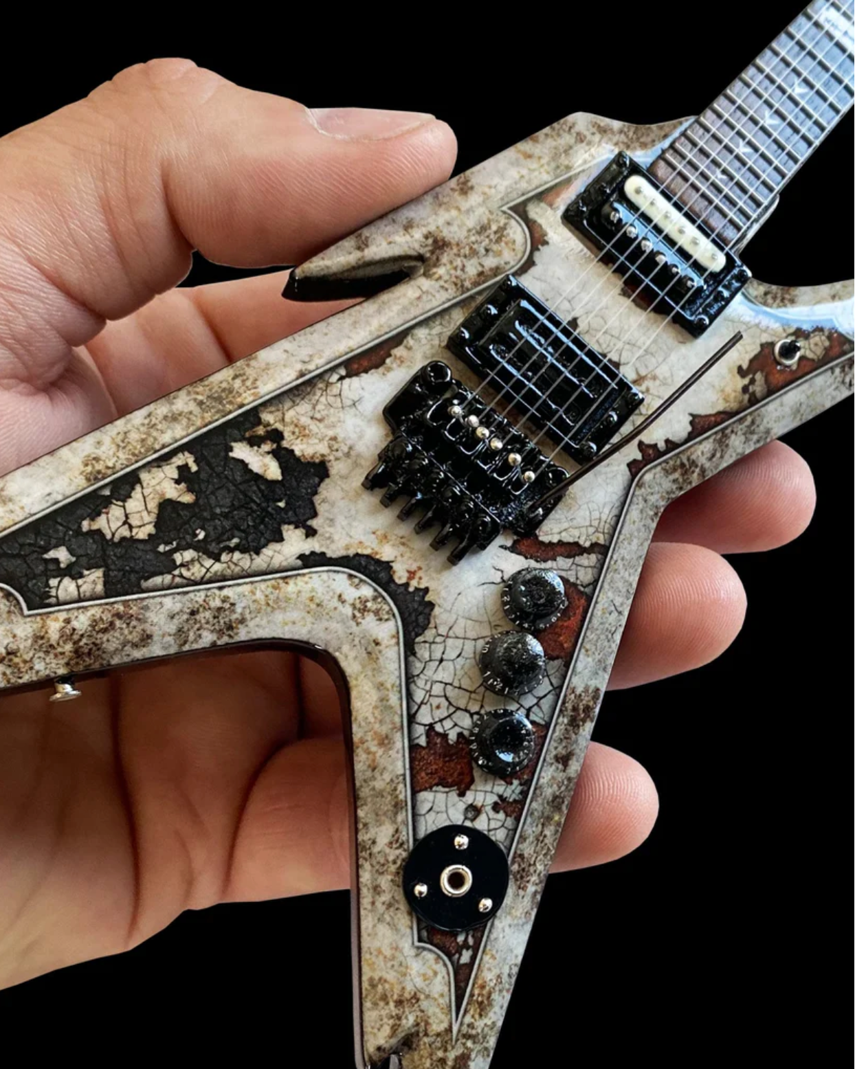 Ruat Razorback Dean Dimebag Rust Razorback Mini Guitar - Officially Licensed – こんにちは ...