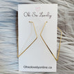 18k gold Diamond hoop