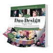 Duo Design Paper Pads - Midnight Florals & Vintage Crackle