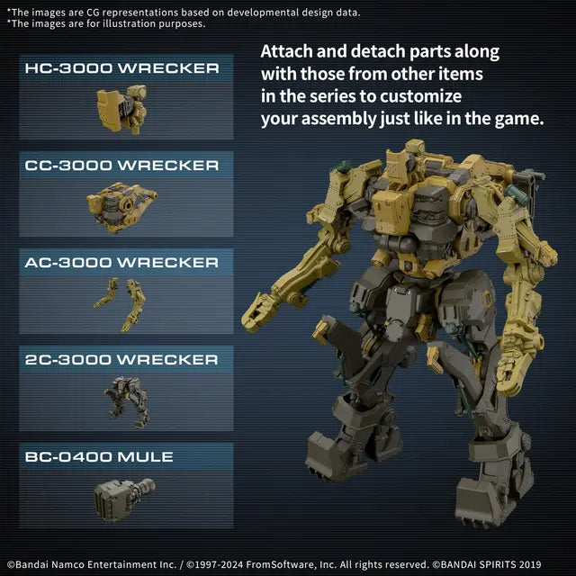 30MM Armored Core RaD CC-3000 Wrecker Milk Tooth