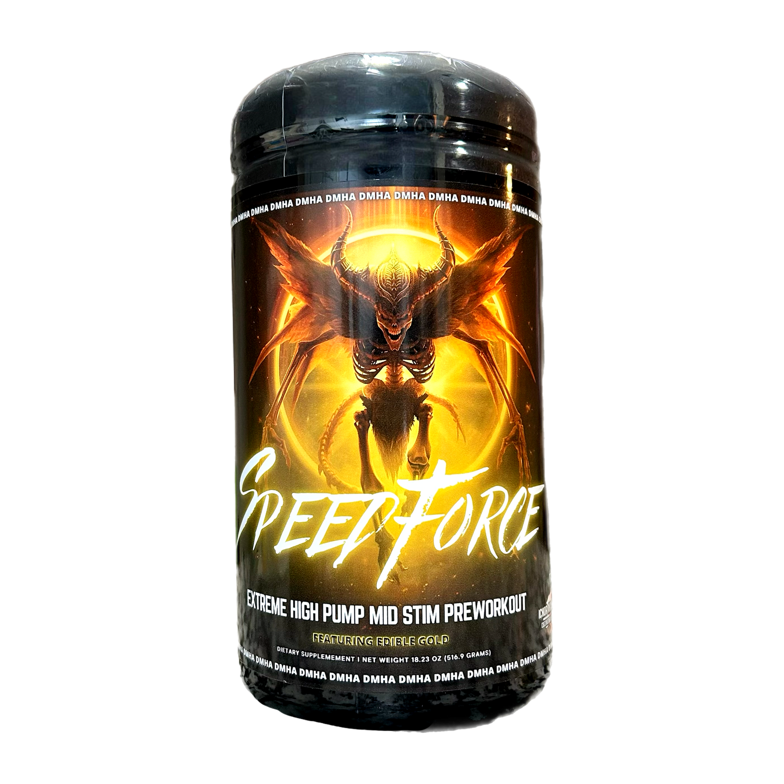Project M MINDBENDER Speed Force Extreme High Pump Mid Stim Pre-Workout with Edible Gold