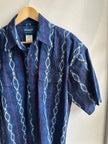 Vintage Men’s Blue Western Wrangler Shirt | Size Large