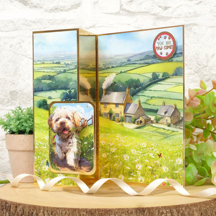 A Woofly Time Decoupage Topper Sheet