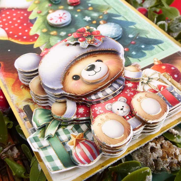 Christmas Cheer Decoupage Topper Sheet