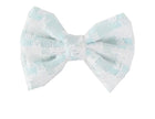 Blue Checker Dog Bow – Classic Plaid Hair Accessory for Dogs