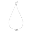 DELANEY Pavé Zirconia Silver Necklace
