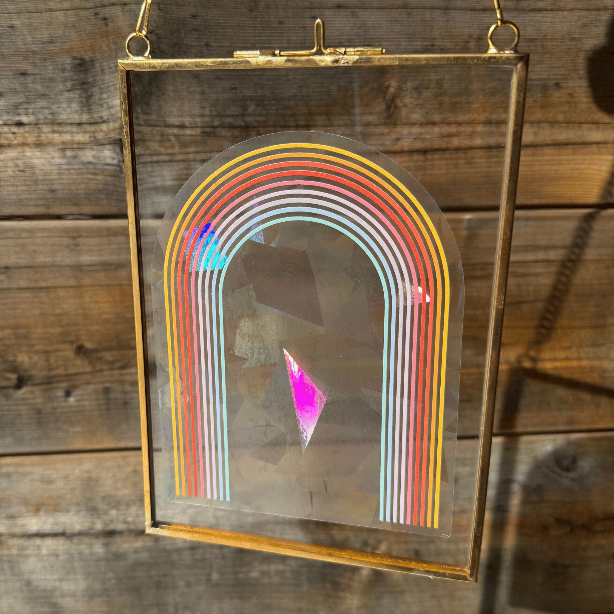You Deserve a Rainbow Sticker Greeting Card