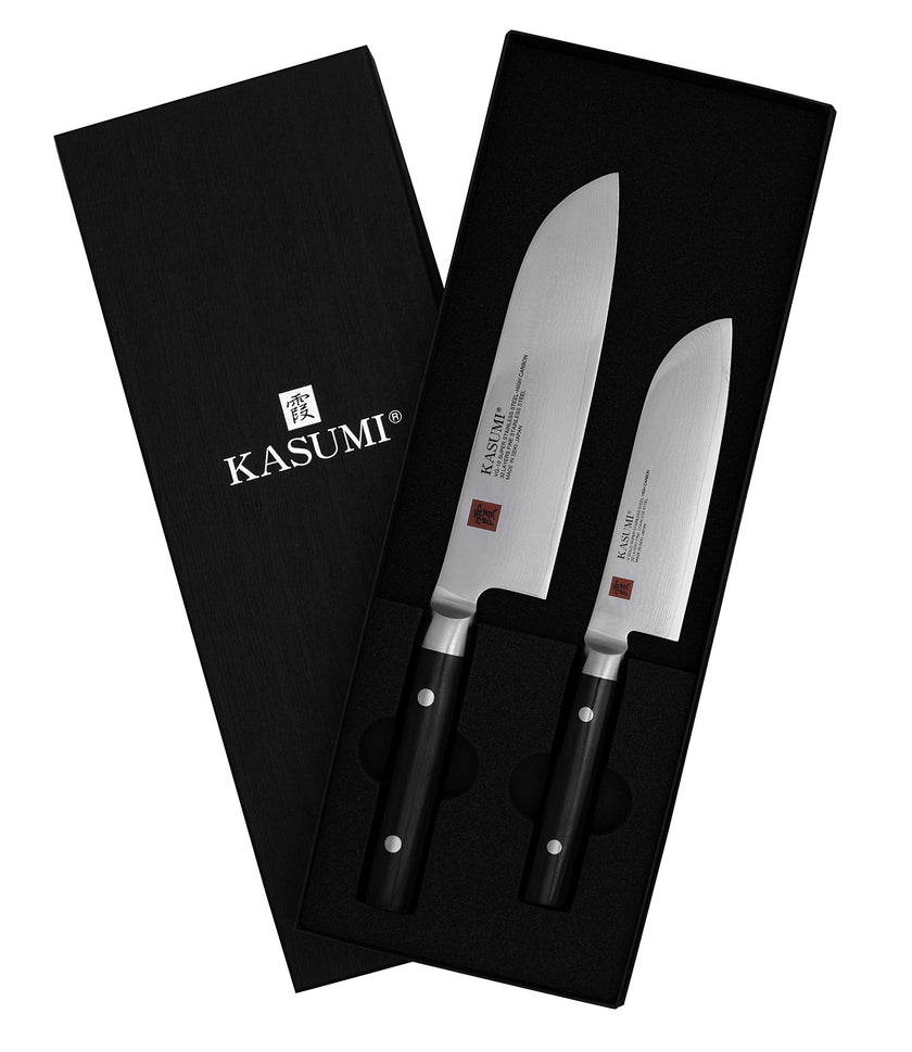 Kasumi - DAMASCUS Set, Jap Chef Knife 18cm/7