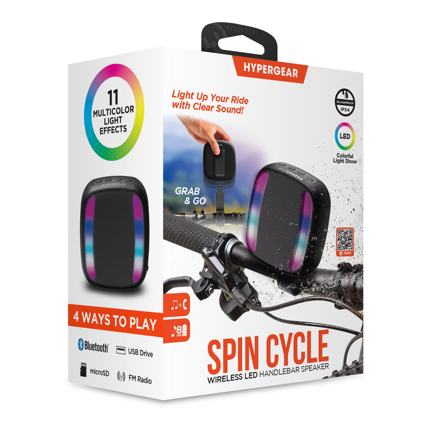 HyperGear - Hypergear Speaker Bluetooth 5W Bicycle Handlebar Speaker - Black