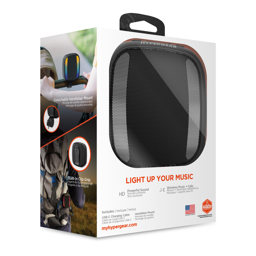 HyperGear - Hypergear Speaker Bluetooth 5W Bicycle Handlebar Speaker - Black