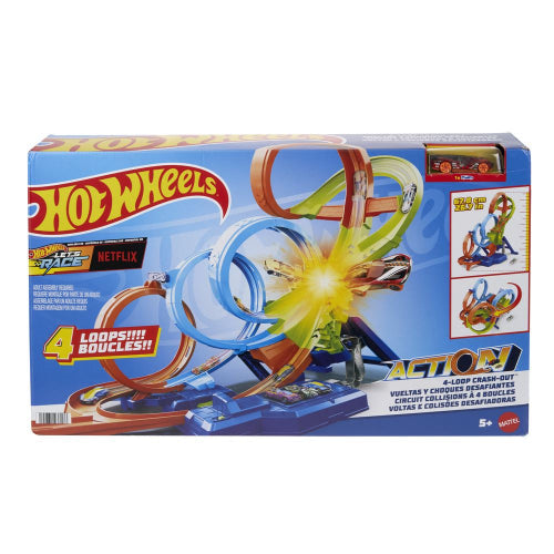 Hot Wheels - 4-LOOP CRASH OUT