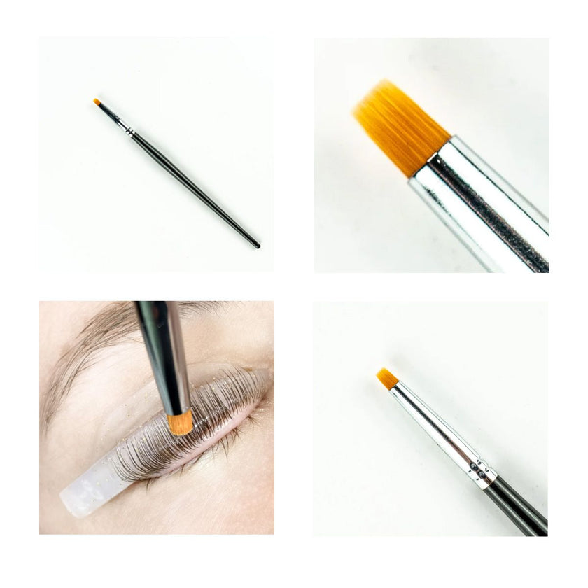 NovoQueen Pro - Pinceau pour lifting des cils : application précise et facile.