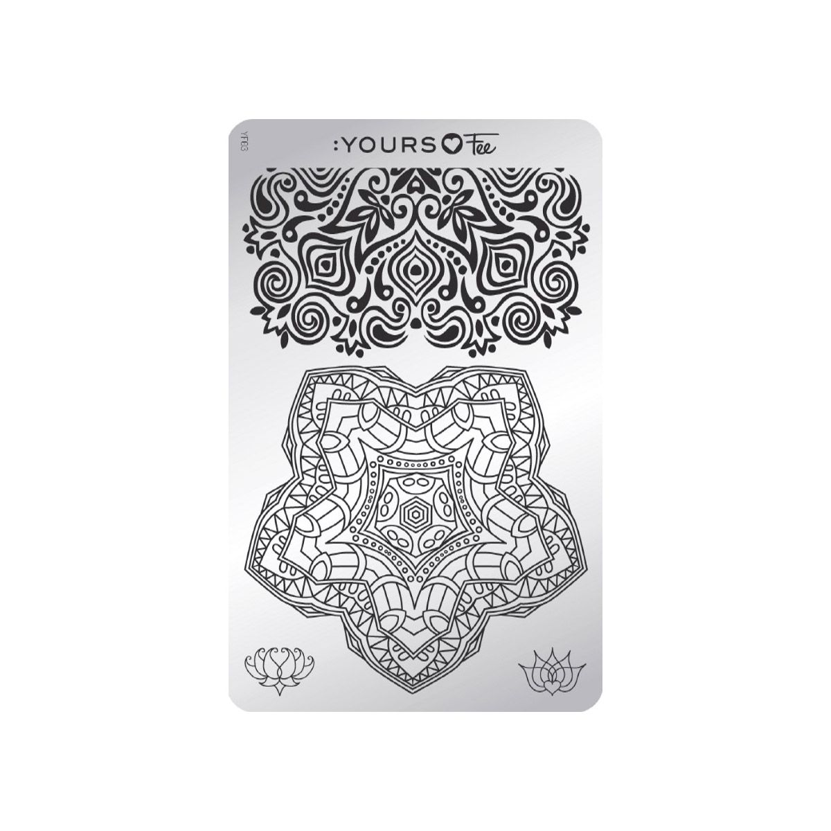 Yours - Loves Fee Mindful Mandala Stamping Plate