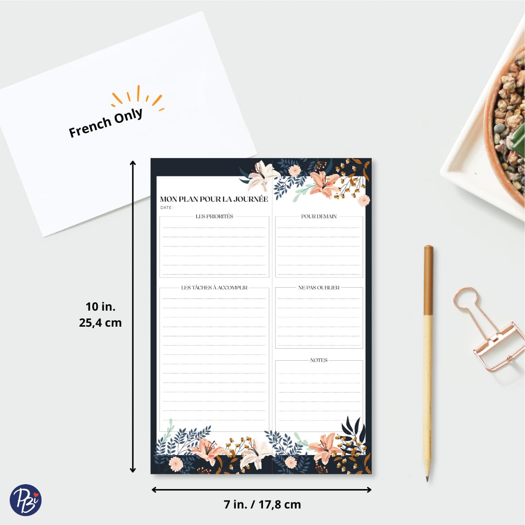 PBI - PLANNING NOTEPAD-FLOWERS