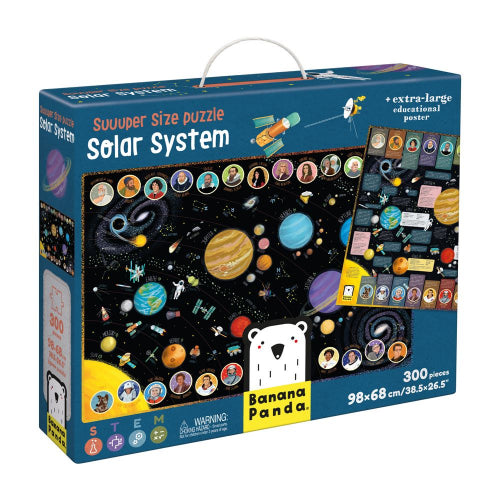 BANANA PANDA - PUZZLE SYSTÈME SÉLÉSTIQUE - 300 PIÈCES - FORMAT SUPER GRAND (7+)