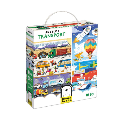 BANANA PANDA - 60pc PUZZLE + TRANSPORT