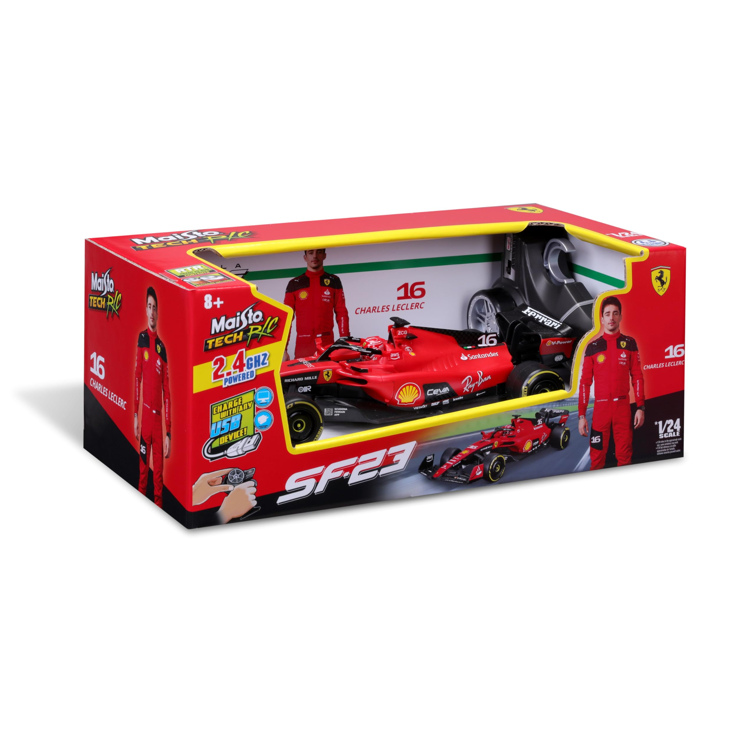 Maisto - 1:24 FORMULA RACING FERRARI RADION CONTROL