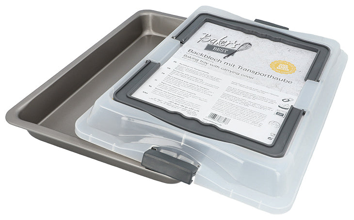 BIRKMANN - BAKERS BEST Plaque de cuisson avec couvercle antiadhésif