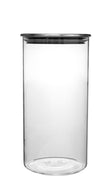 KITCHEN BASICS - Bocal en verre avec couvercle, forme rectiligne