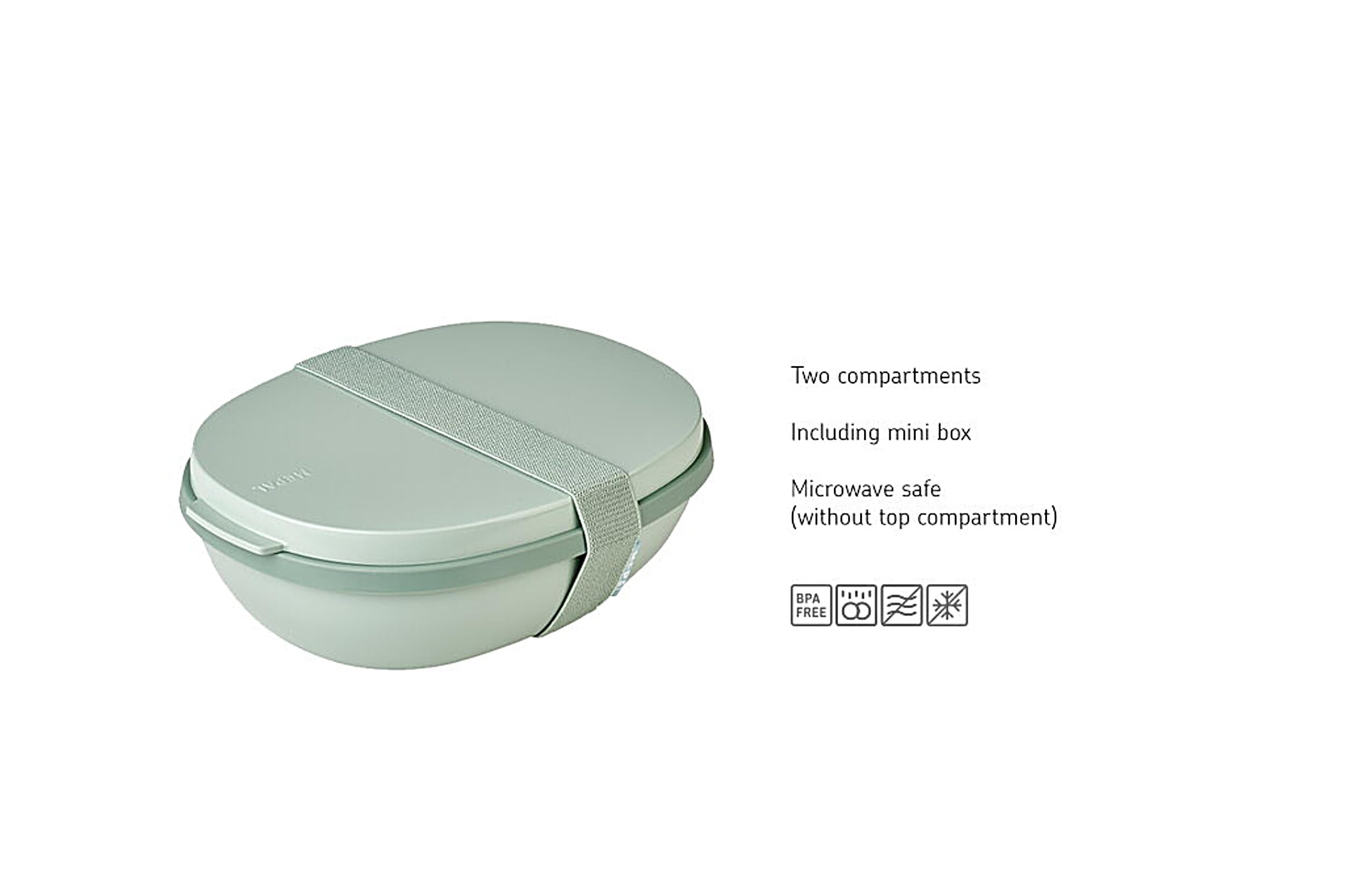 MEPAL - ELLIPSE Duo-Lunch Box Nordique-Sauge