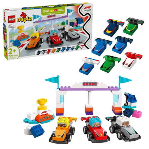LEGO - 10445 - DUPLO - F1 Team Race Cars & Drivers - 70pcs