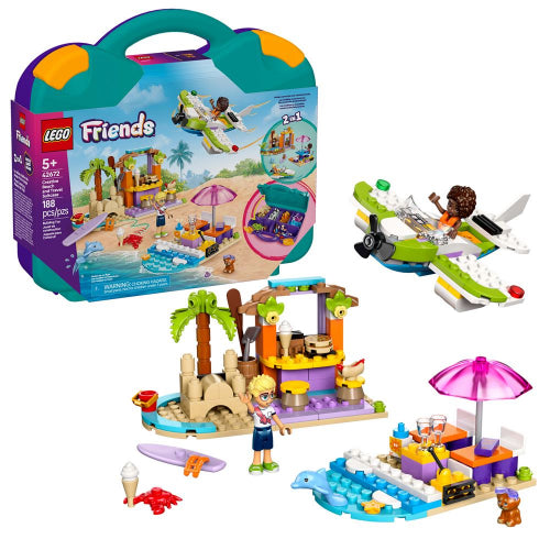 LEGO - 42672 - FRIENDS - Creative Beach and Travel Suitcase - 188pcs