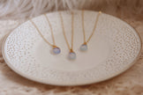 Opalite Faceted Water Drop Necklace