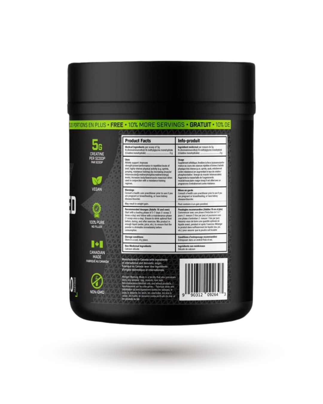 Bull Nutrition Creatine - 220 Servings
