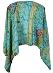 KERRI  PRC6537 Avatar Pure Silk Kimono-Sleeved Top