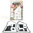 AALL and Create - Die-Cutting Die Set - Topsy-Turvy Home