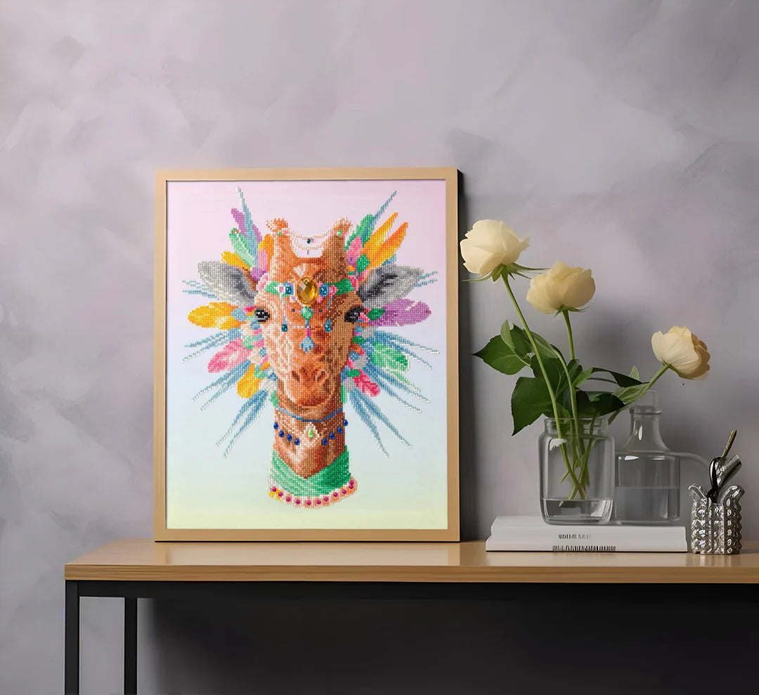DIAMOND DOTZ - BOHEMIAN GIRAFFE (19.7