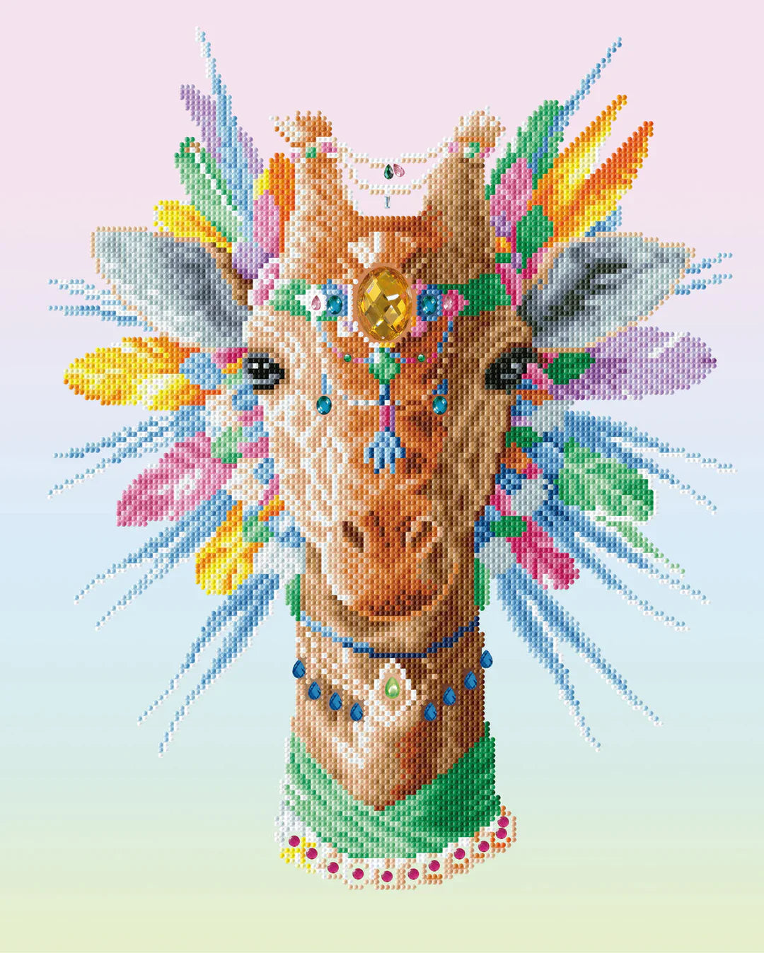 DIAMOND DOTZ - BOHEMIAN GIRAFFE (19.7