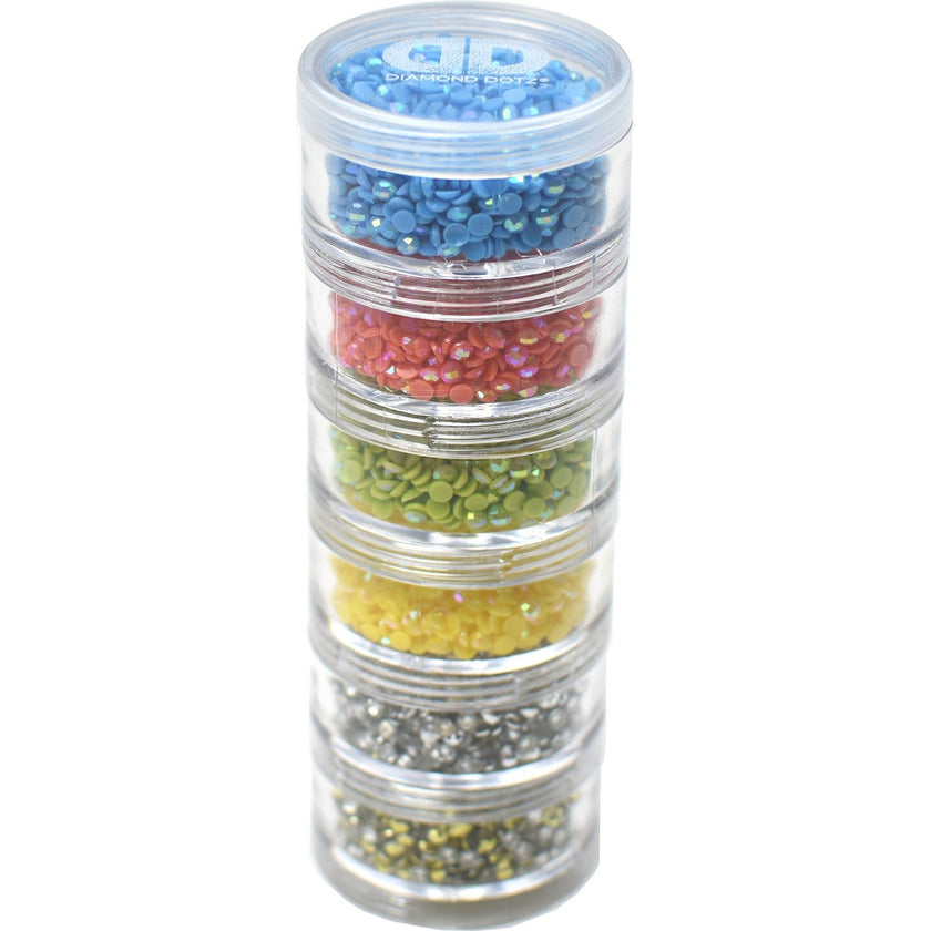 DIAMOND DOTZ - DD 6 Tier Twist Stackable Cylinder Storage